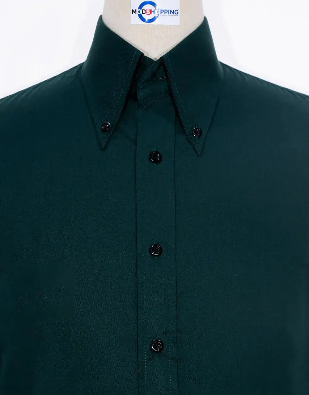 Button Down Shirt | Dark Green Shirt