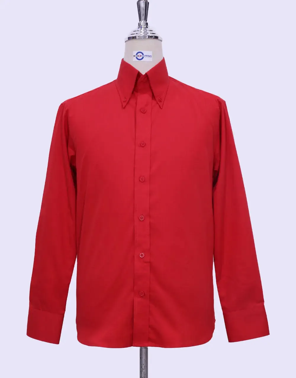 Button Down Shirt - Red Shirt