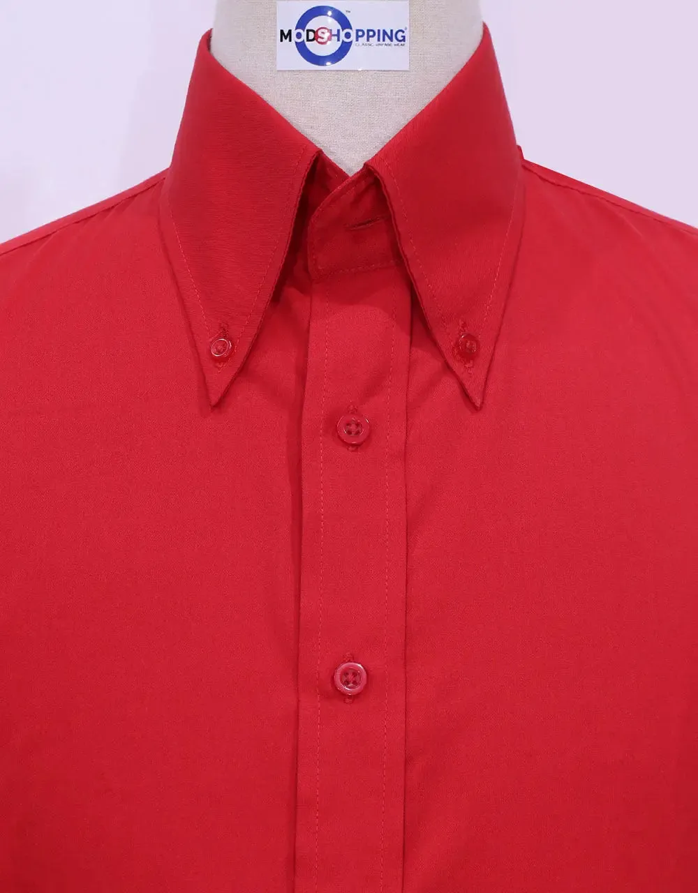 Button Down Shirt - Red Shirt