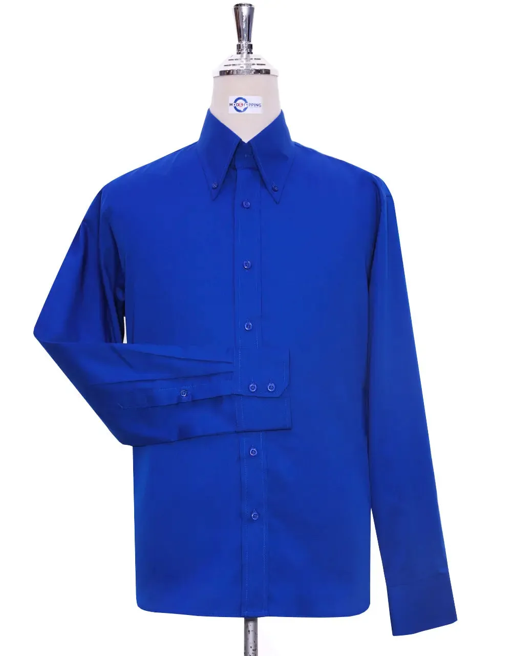 Button Down Shirt - Royal Blue Shirt