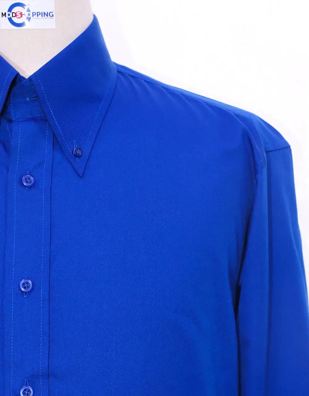 Button Down Shirt - Royal Blue Shirt