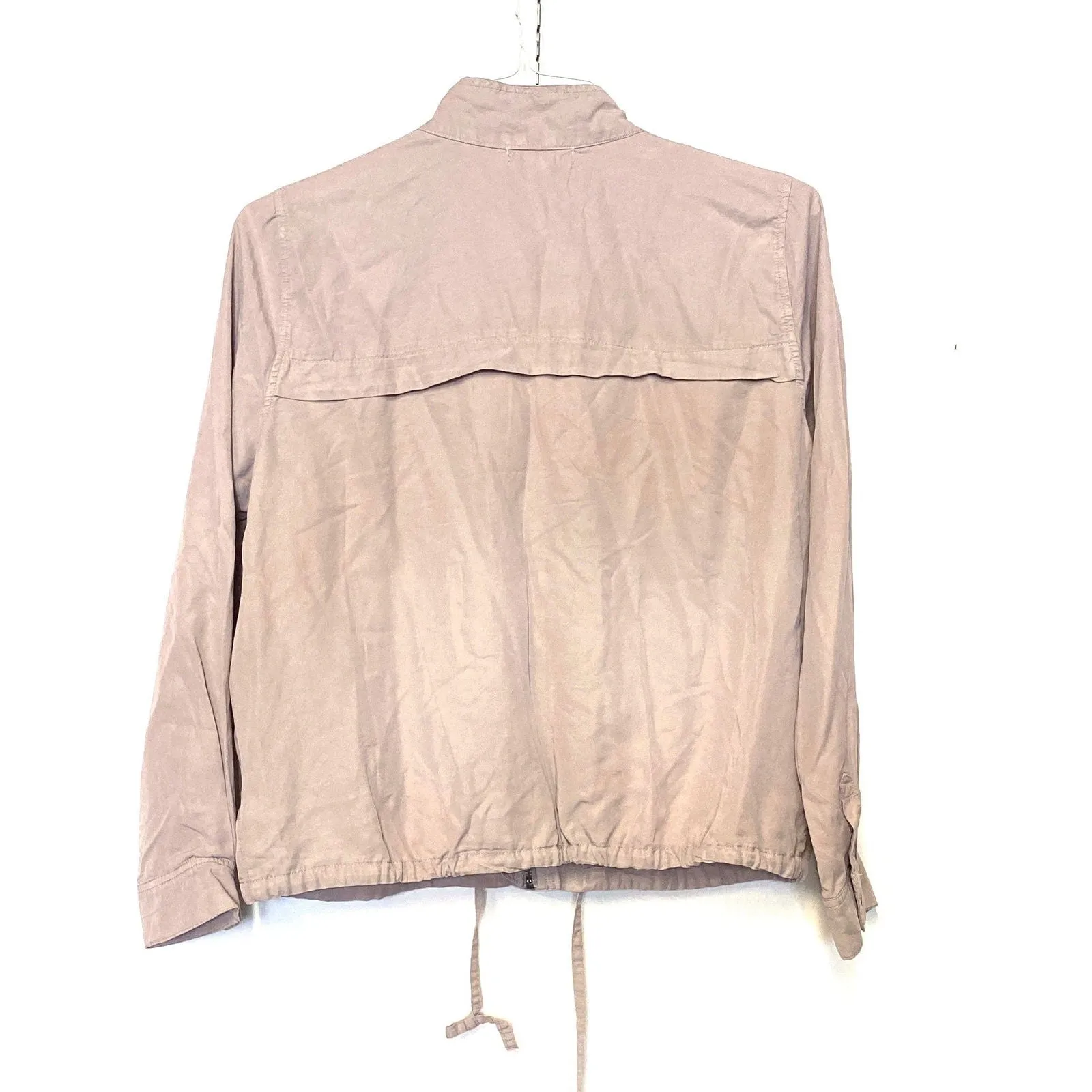 Byron Bay Womens Size L Beige Light Jacket L/s