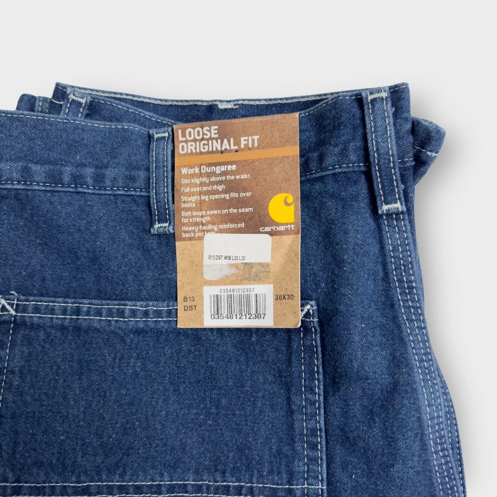 Carhartt B13 Washed Denim Loose Fit Jeans | Multiple Sizes Available | Work Dungarees