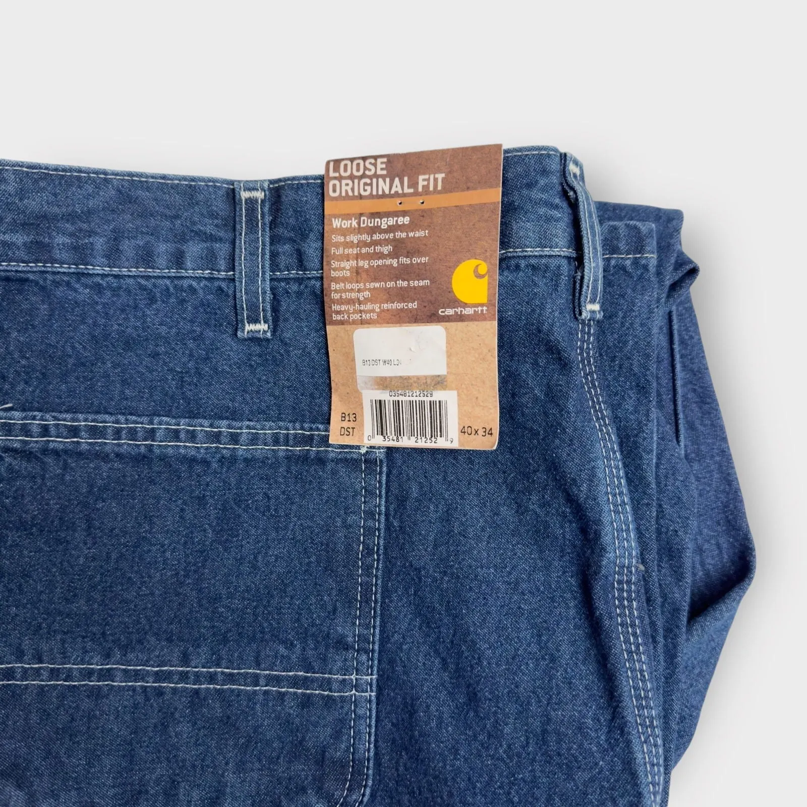 Carhartt B13 Washed Denim Loose Fit Jeans | Multiple Sizes Available | Work Dungarees