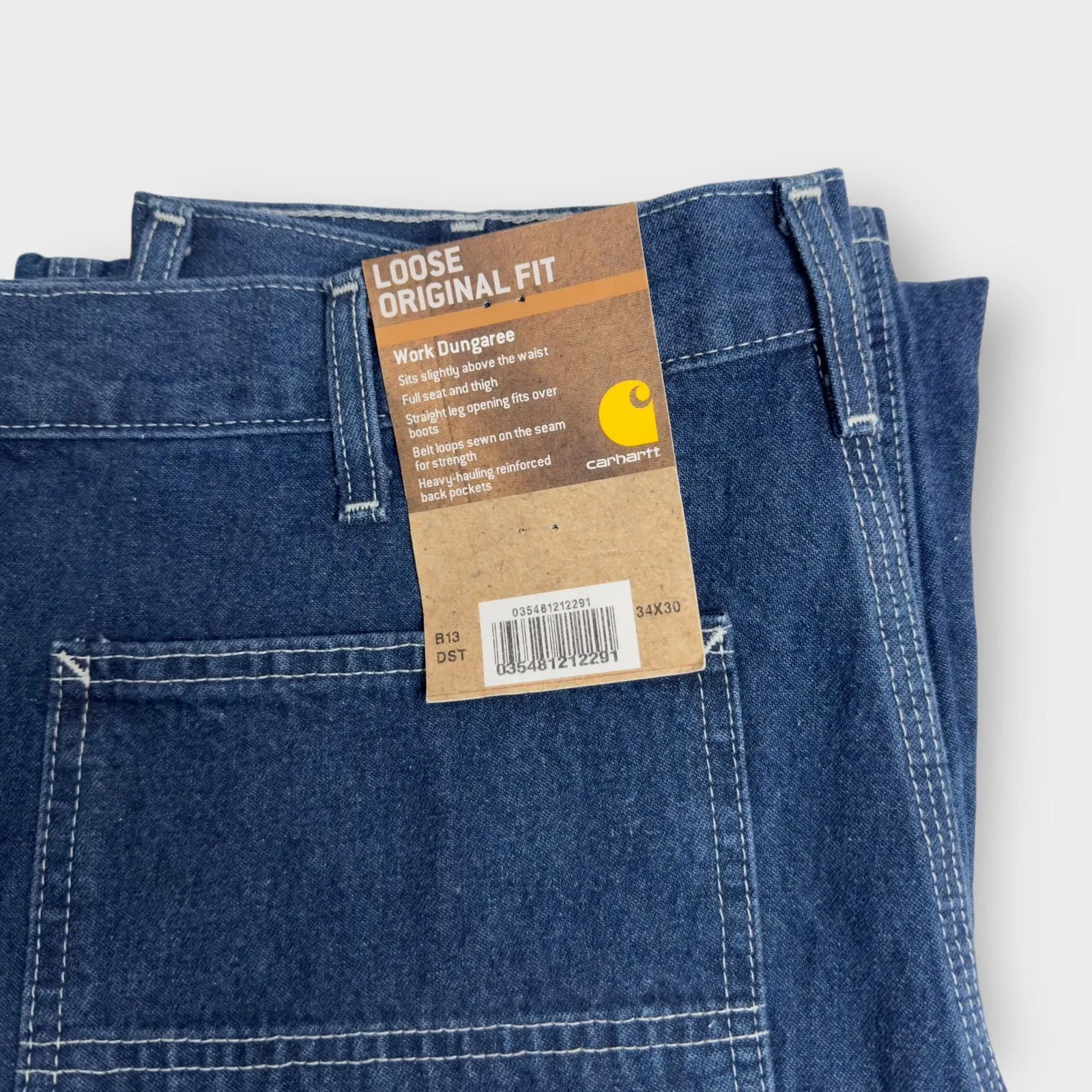 Carhartt B13 Washed Denim Loose Fit Jeans | Multiple Sizes Available | Work Dungarees