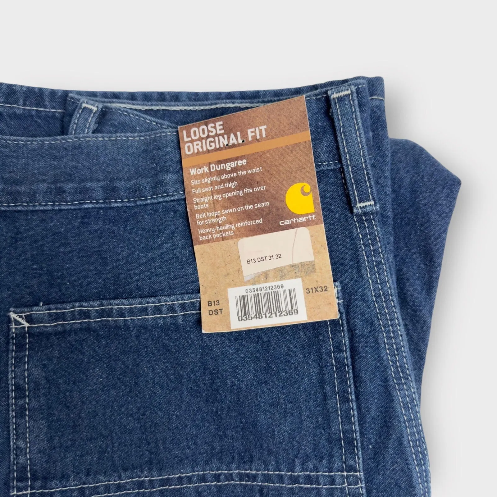 Carhartt B13 Washed Denim Loose Fit Jeans | Multiple Sizes Available | Work Dungarees