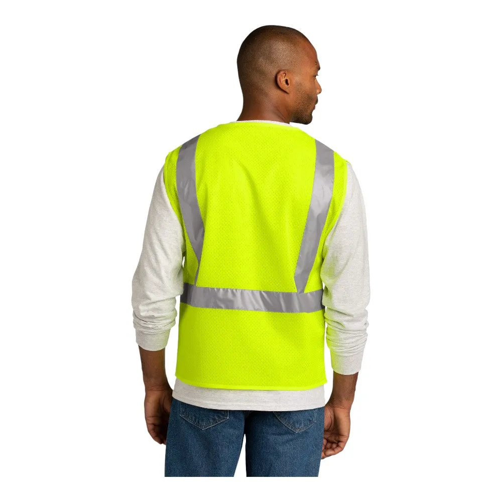 CornerStone ANSI 107 Class 2 Mesh Zippered Vest CSV102