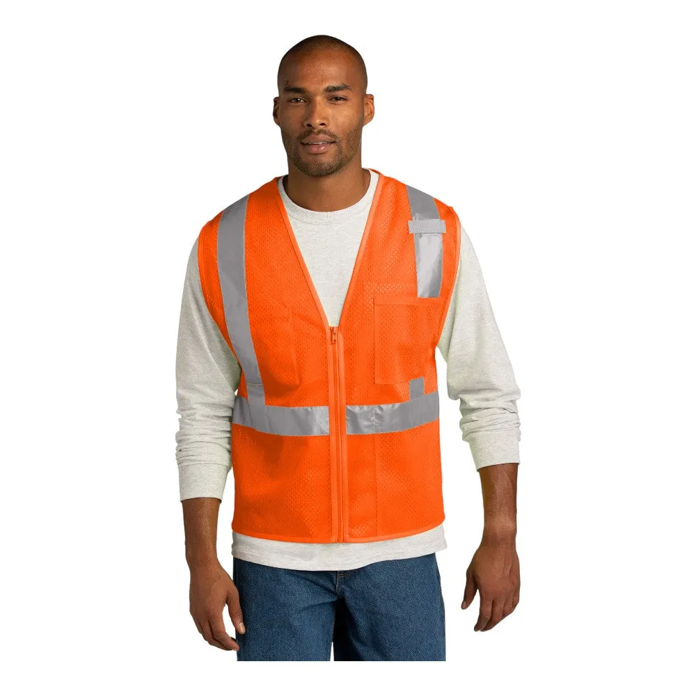 CornerStone ANSI 107 Class 2 Mesh Zippered Vest CSV102