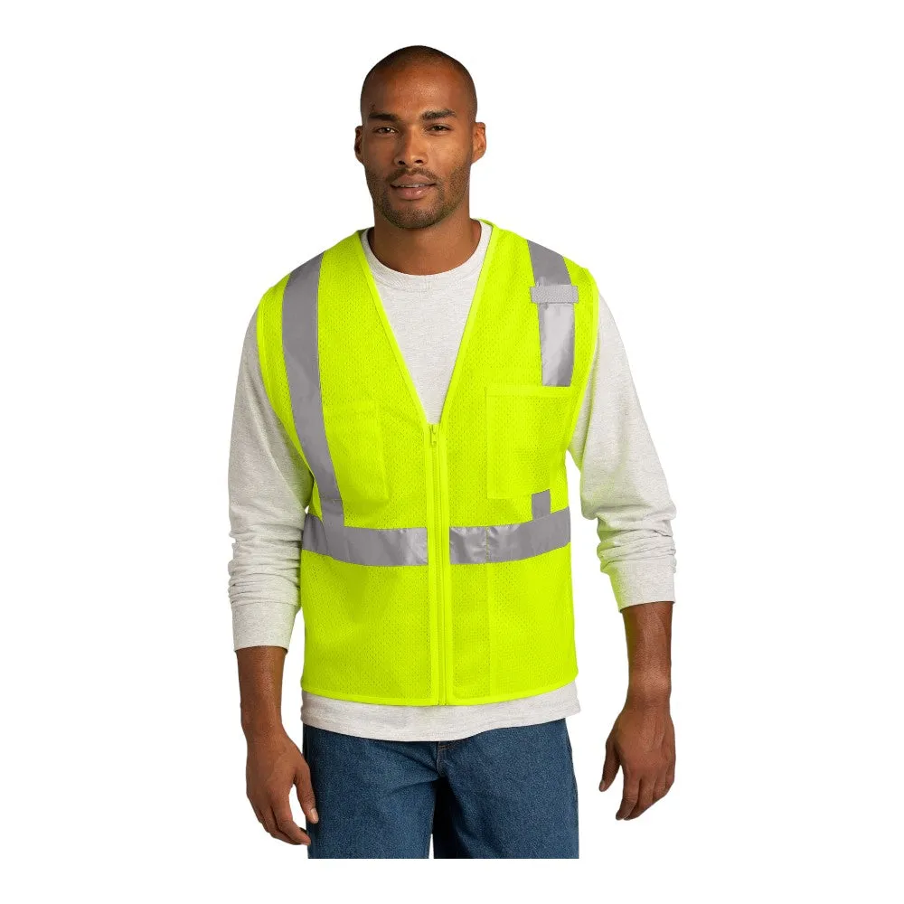 CornerStone ANSI 107 Class 2 Mesh Zippered Vest CSV102