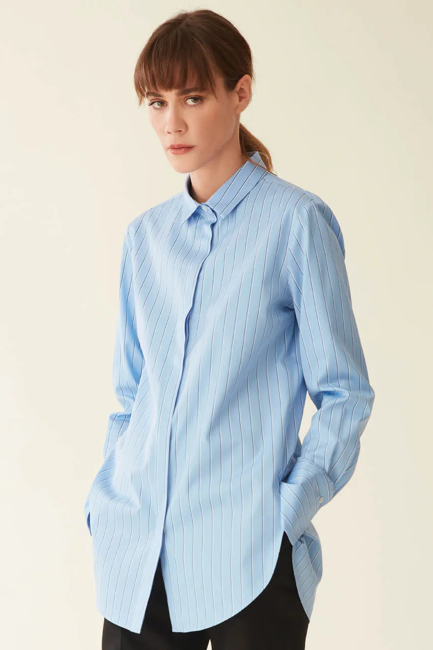 Cotton and Cashmere Button Down - Camel