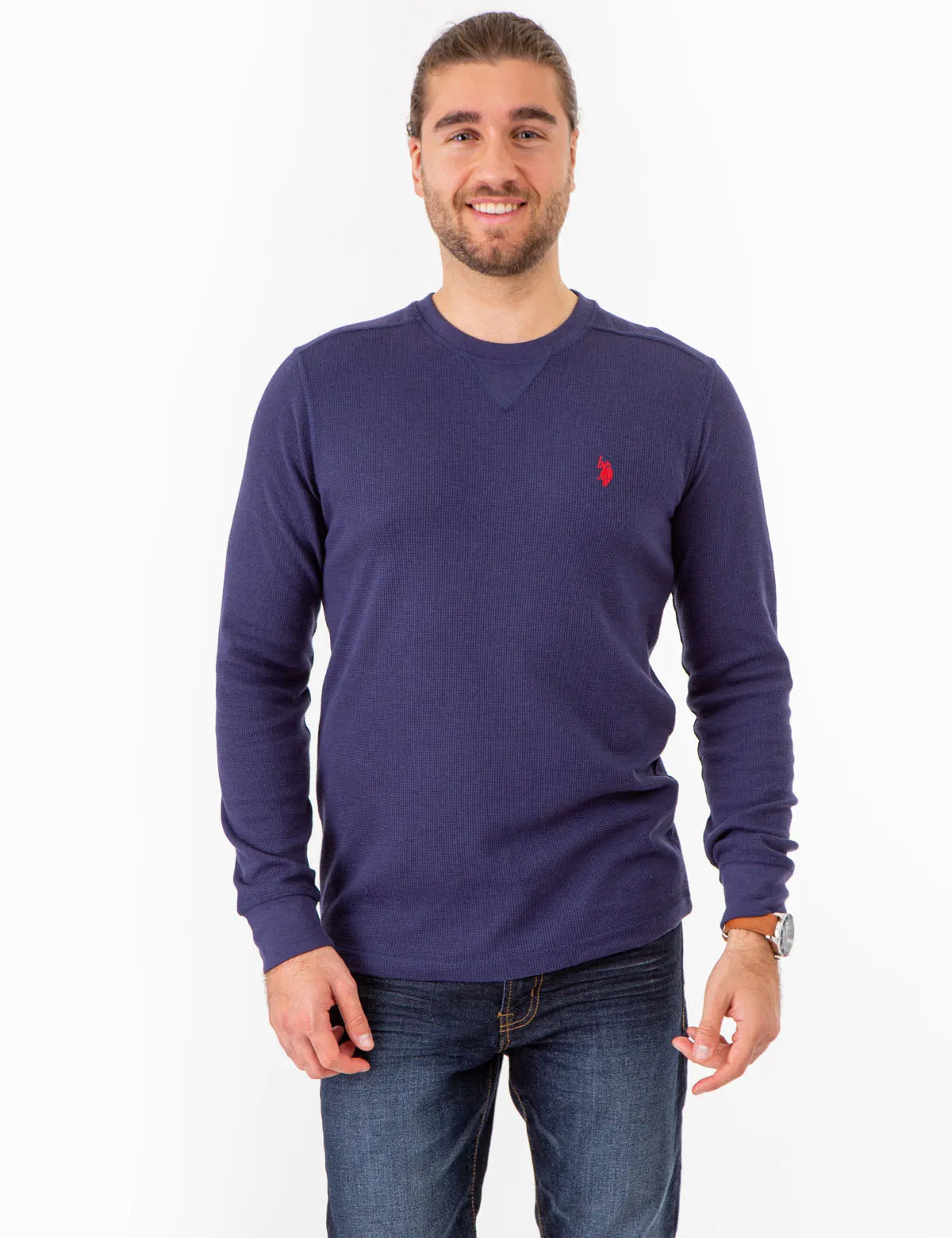 CREW NECK SOLID THERMAL