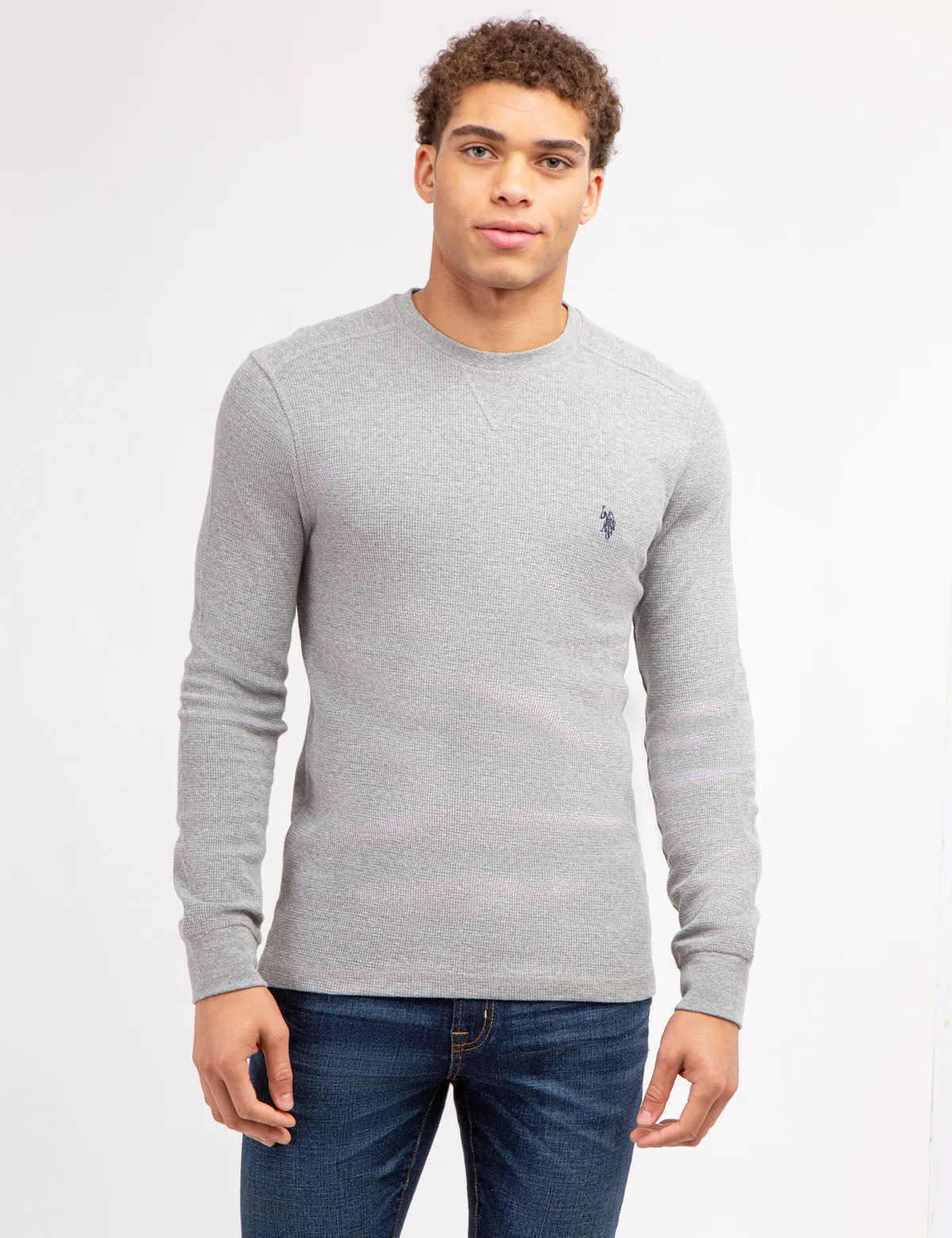 CREW NECK SOLID THERMAL