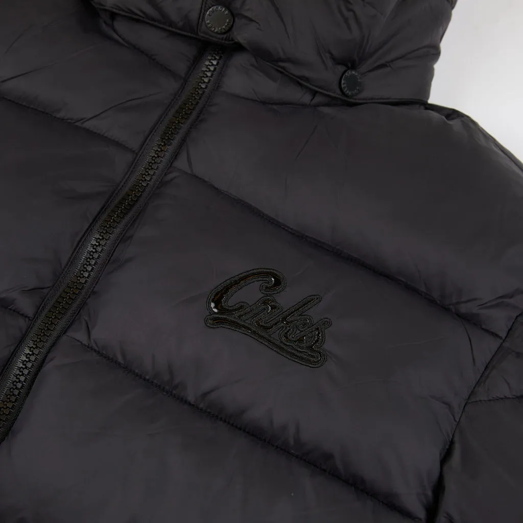 Crooks & Castles Script Puffer Jacket Black