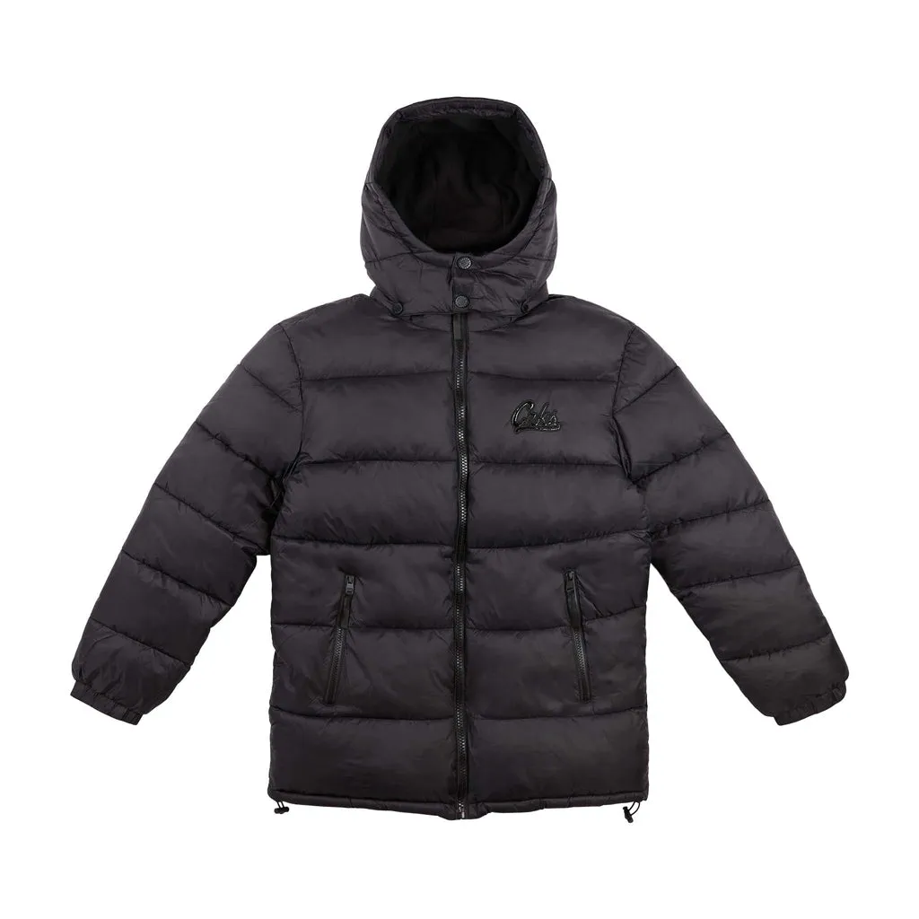 Crooks & Castles Script Puffer Jacket Black