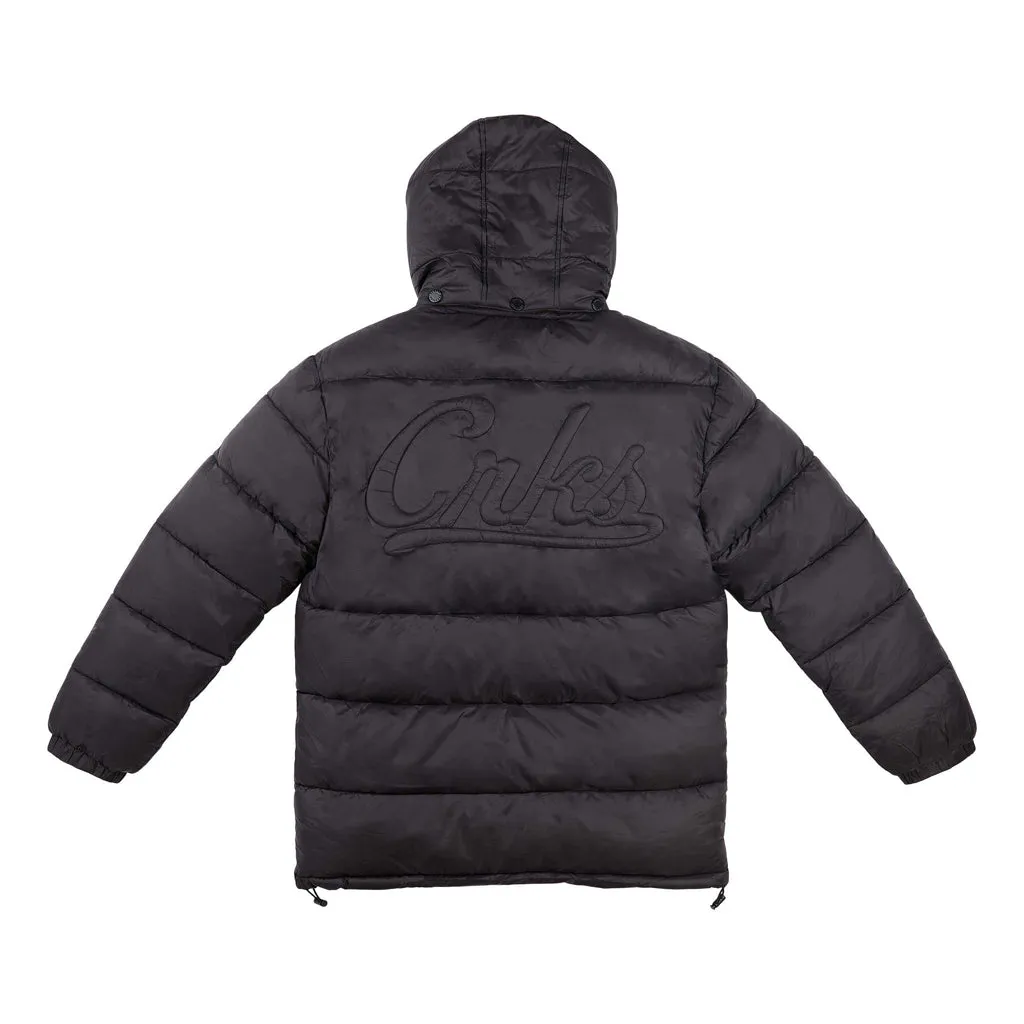 Crooks & Castles Script Puffer Jacket Black