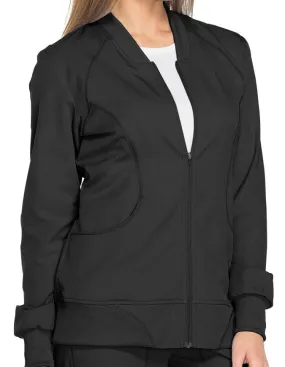 Dickies Dynamix 25.5 Inch Women's Zip Front Warm-up Jacket