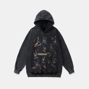 Doberman | Hip-Hop Vintage Doberman Print Hoodie