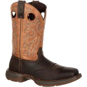 Durango Men's 11" Waterproof Rebel Square Steel Toe Western Boot