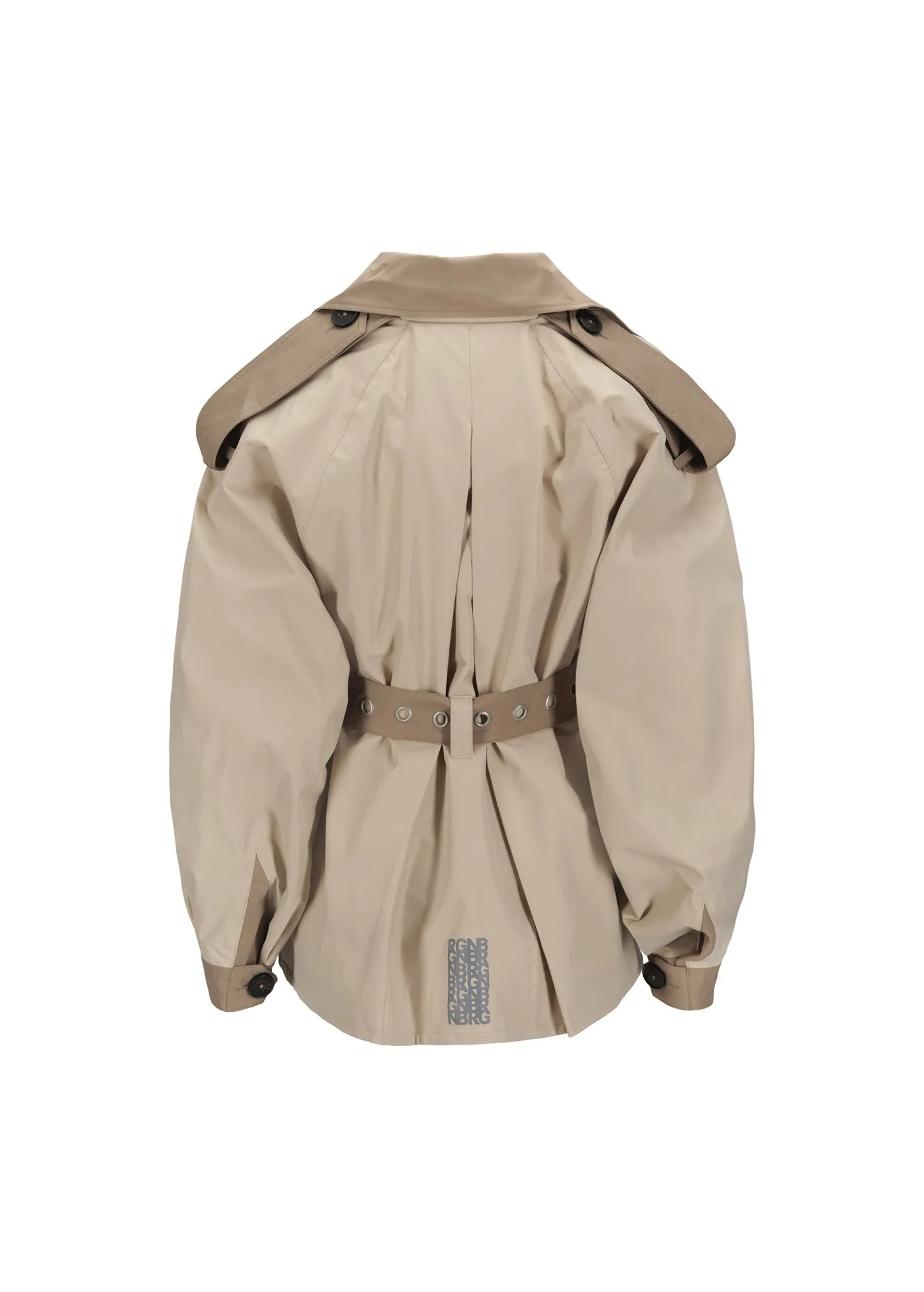 Duskregn Short Trench Coat - Sand