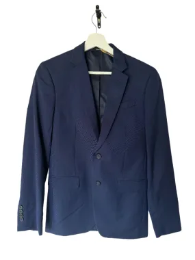 Egara Dark Blue Slim Fit Suit Jacket