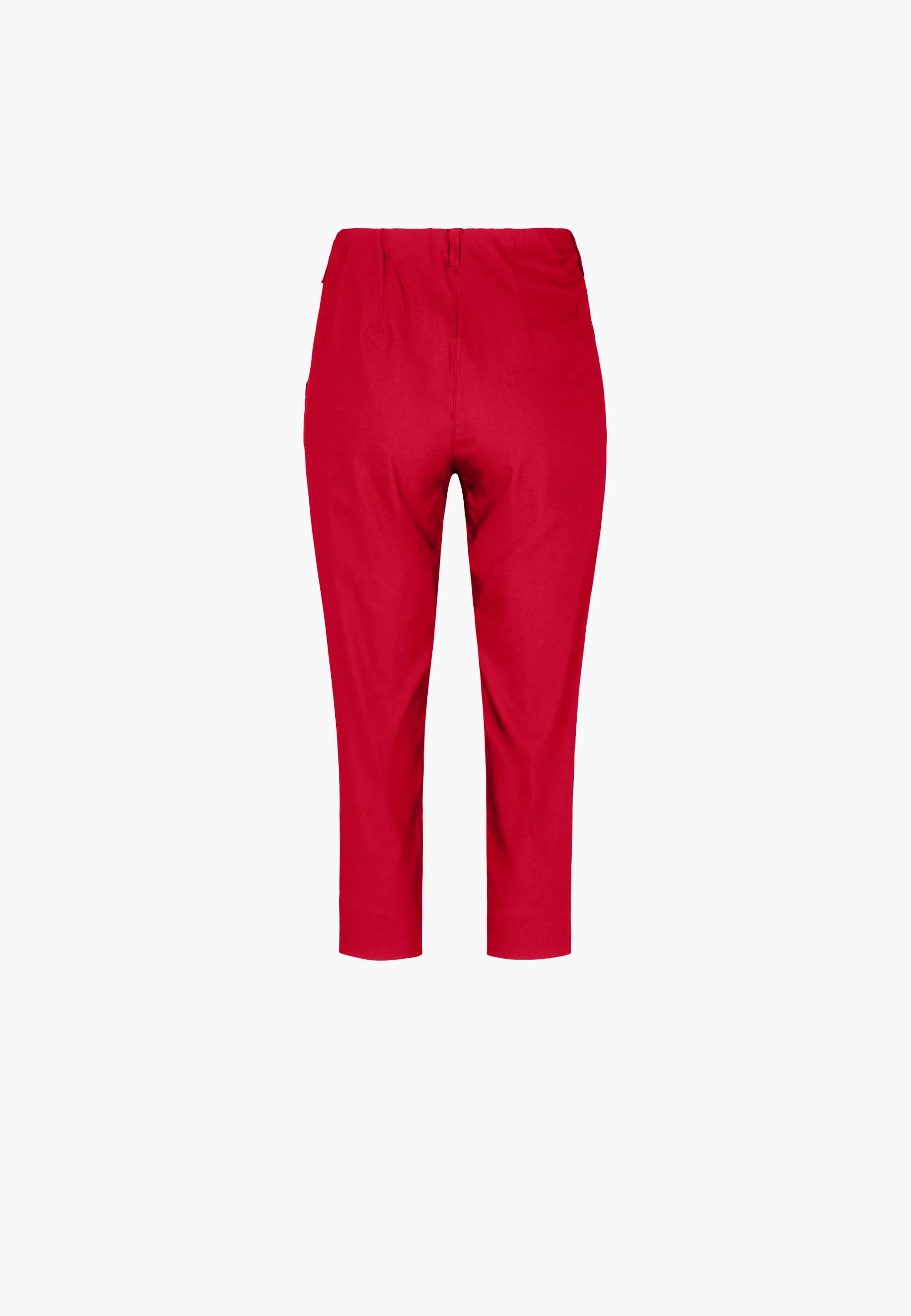 Elizabeth Slim Capri Medium Length - Red