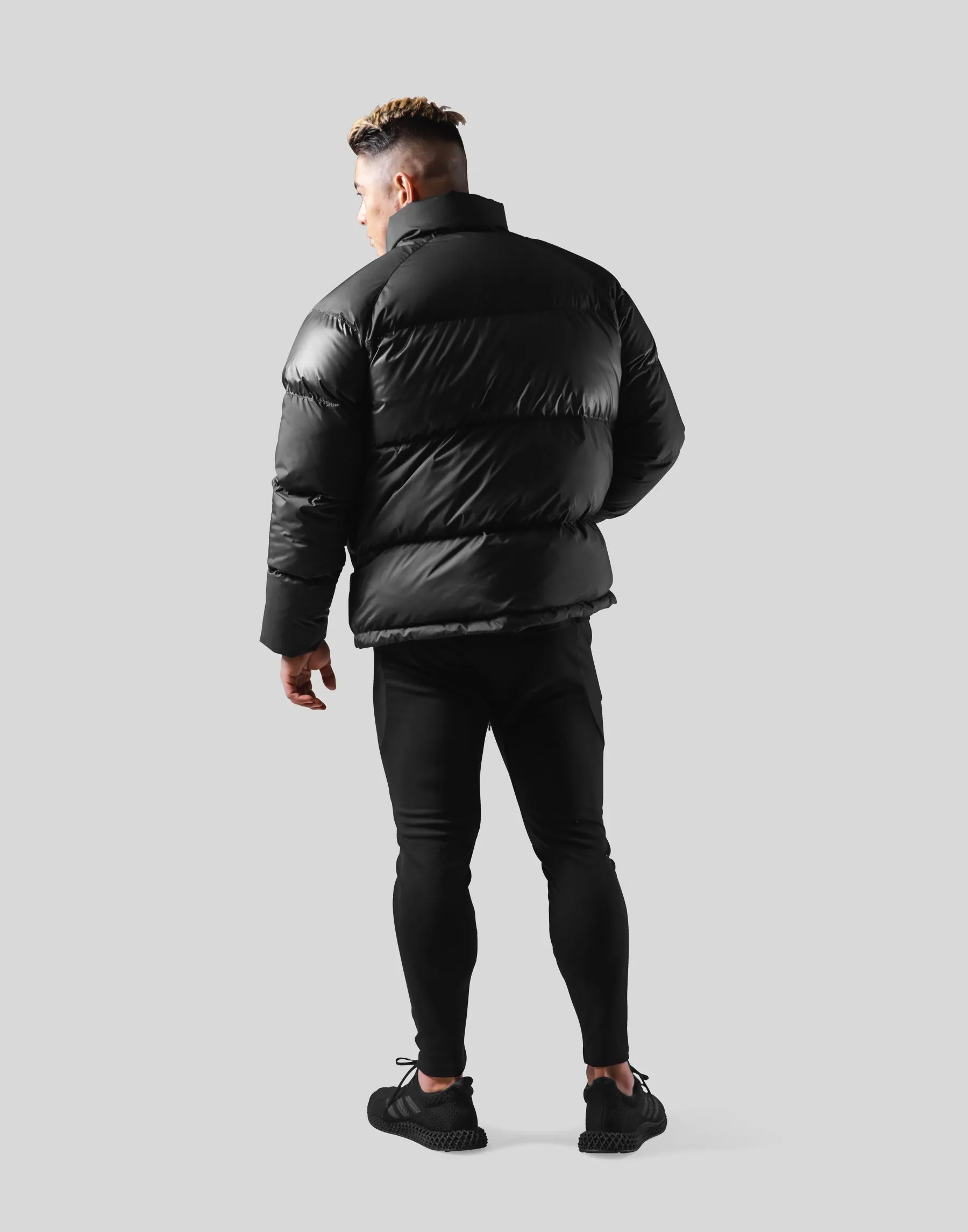 Emblem Genuine Down Jacket - Black