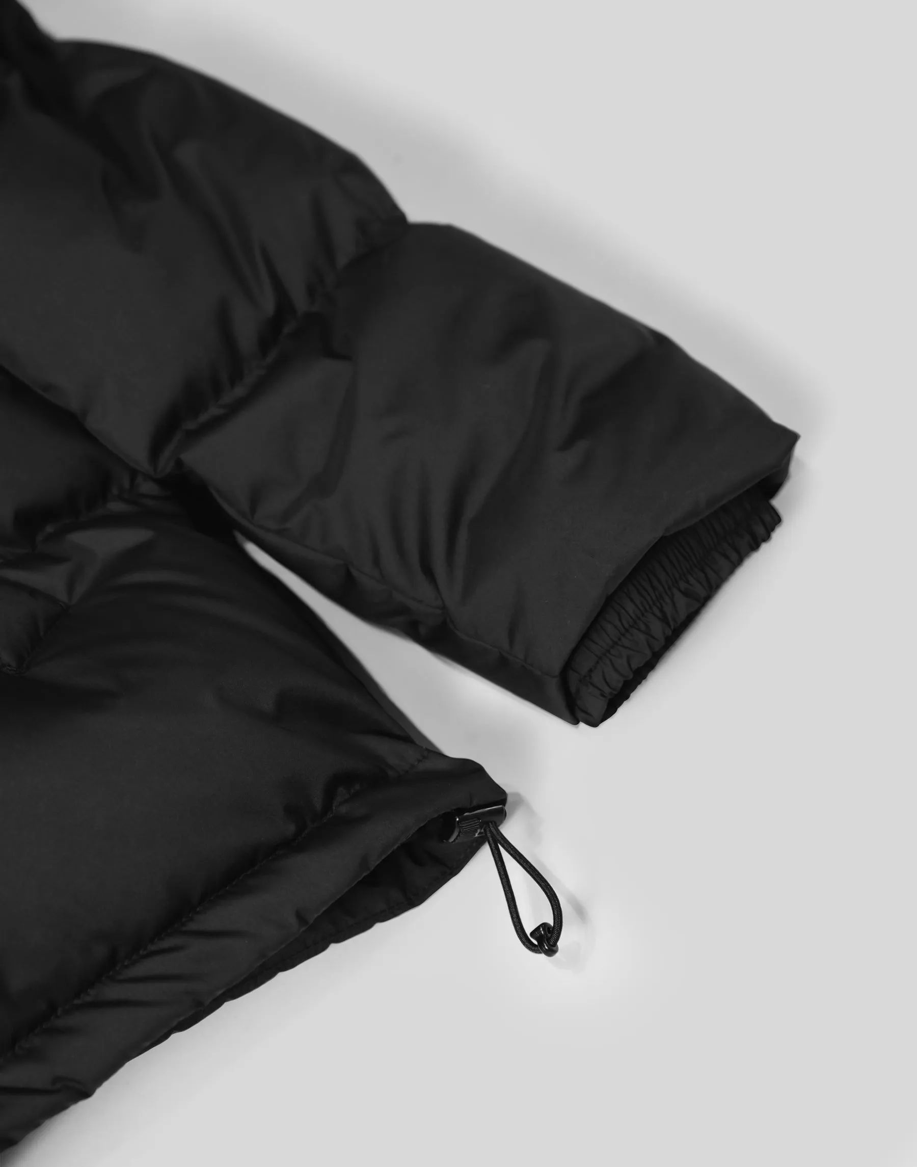 Emblem Genuine Down Jacket - Black