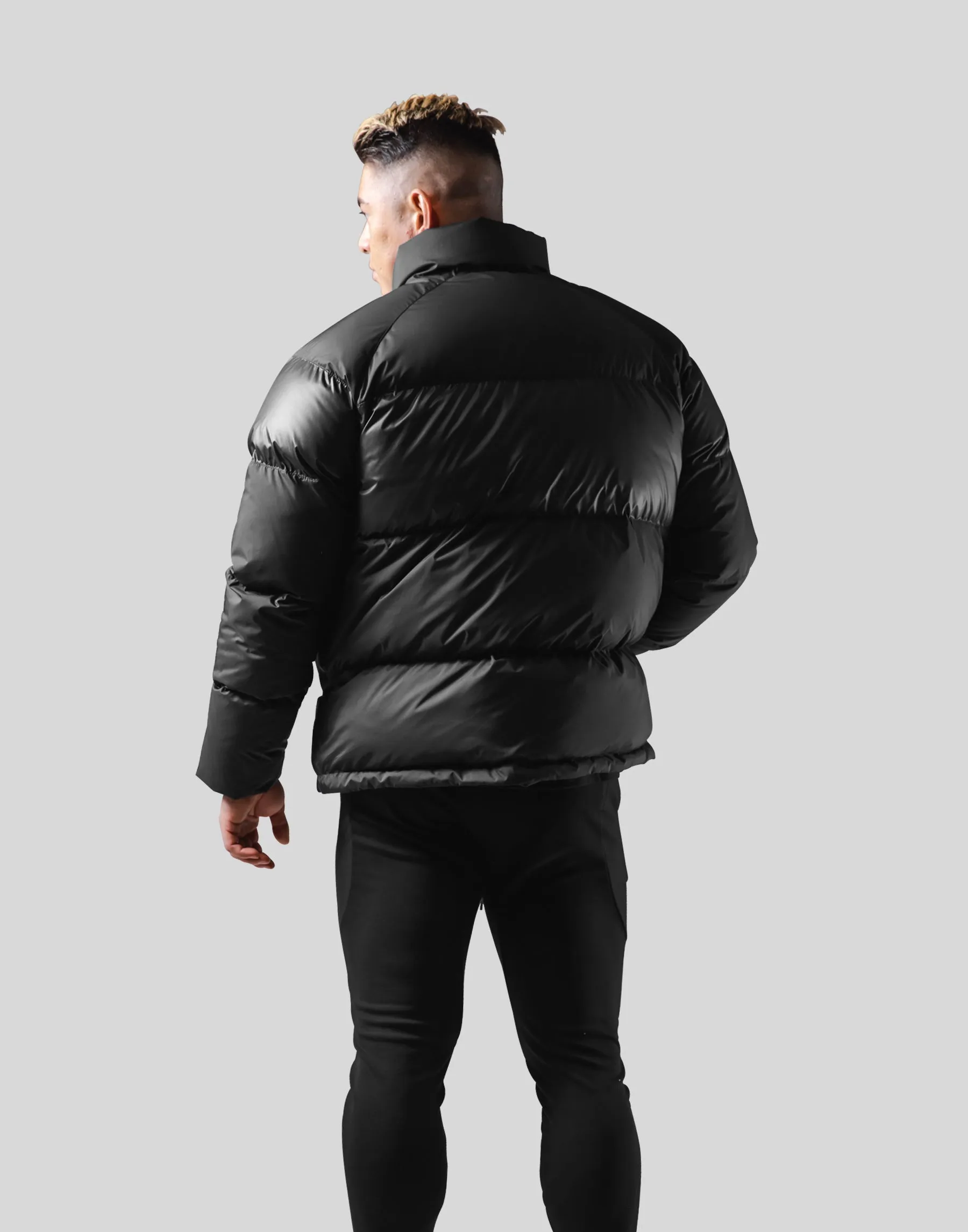 Emblem Genuine Down Jacket - Black