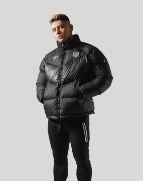 Emblem Genuine Down Jacket - Black