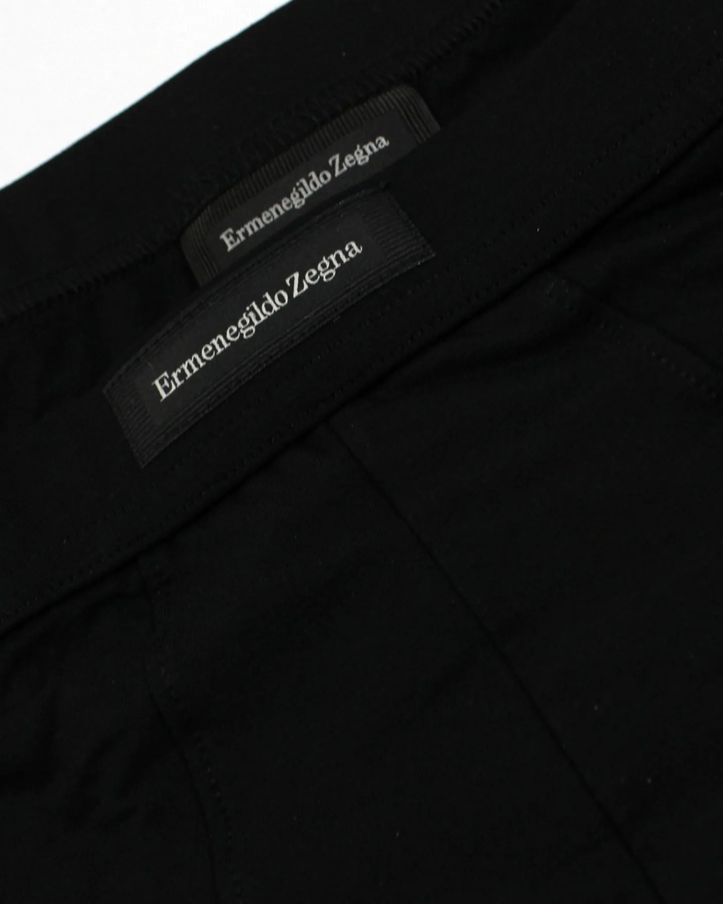 Ermenegildo Zegna Boxer Brief Black Men Underwear MicroModal XL