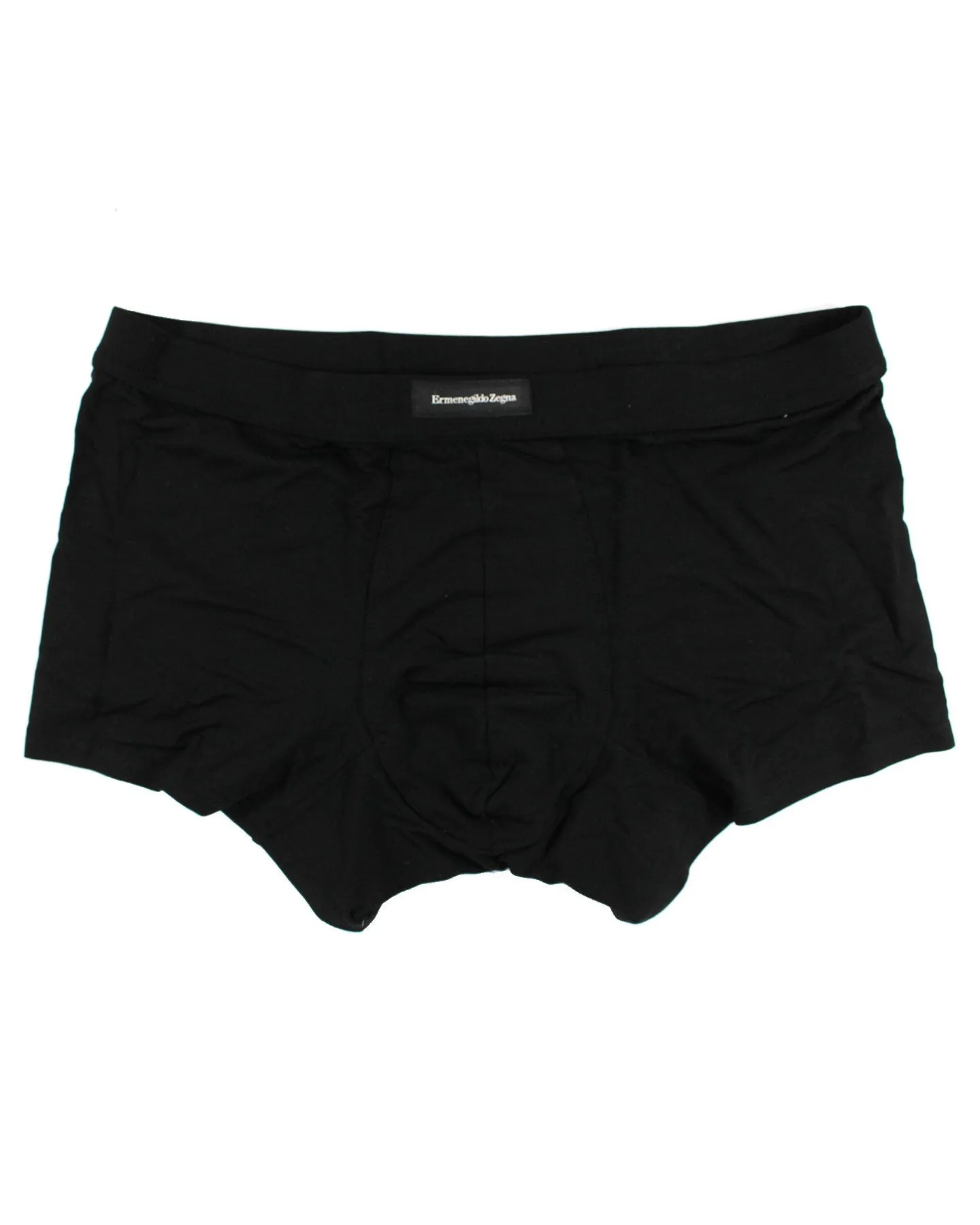 Ermenegildo Zegna Boxer Brief Black Men Underwear MicroModal XL