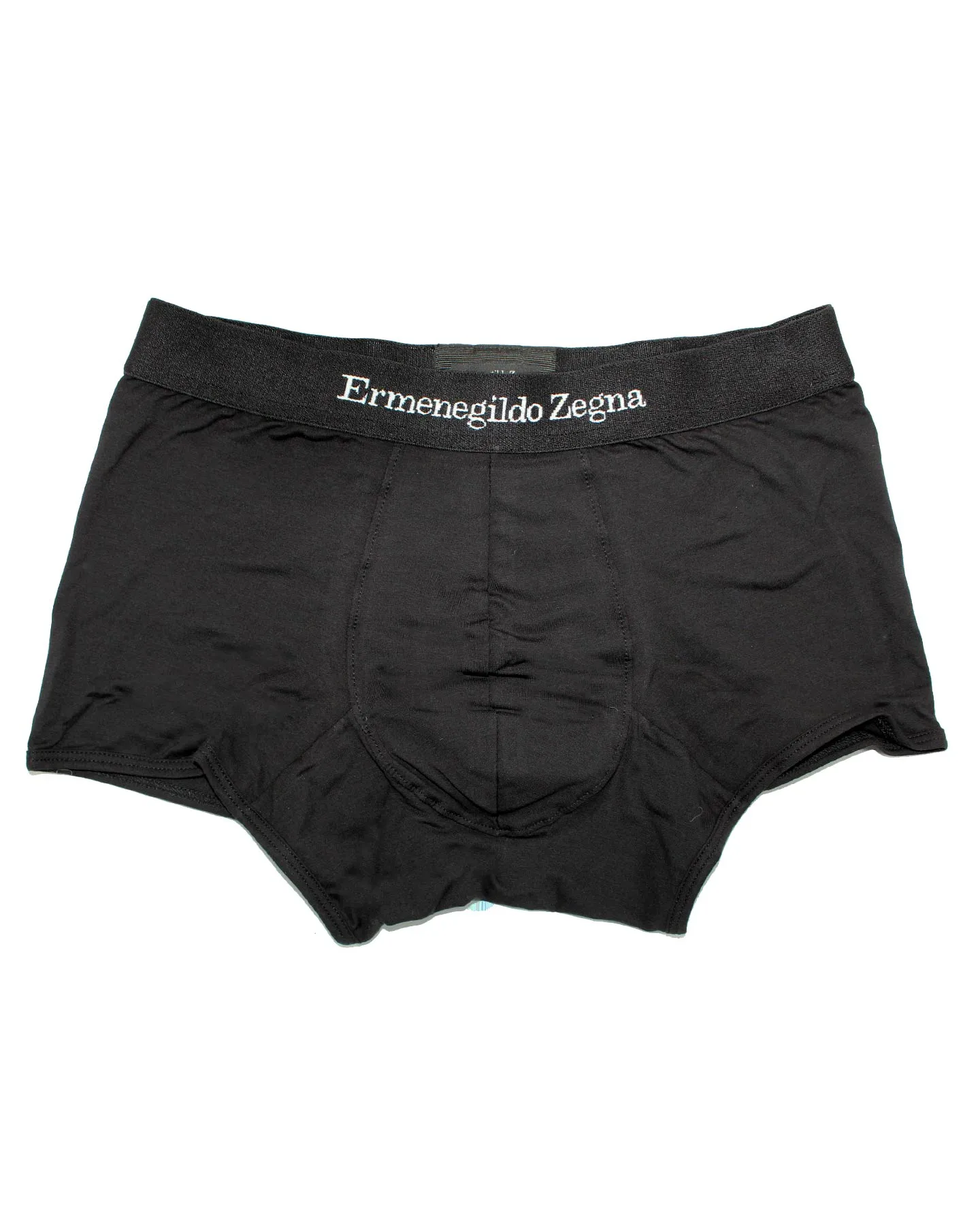 Ermenegildo Zegna Boxer Brief Black Men Underwear Stretch Cotton XXL