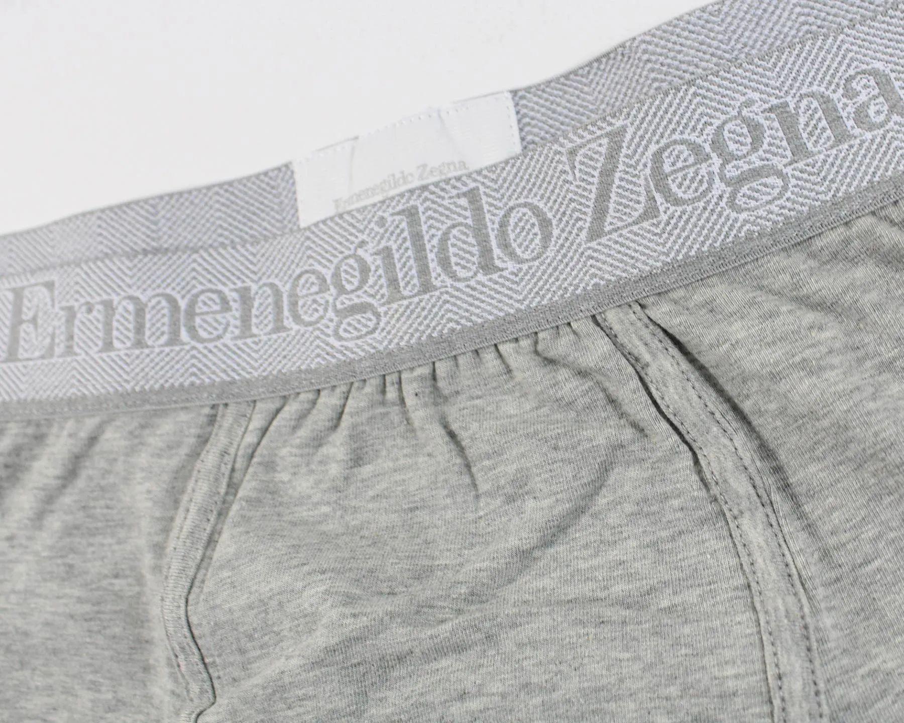 Ermenegildo Zegna Boxer Briefs Gray Men Underwear 2 Pack Stretch Cotton XXL