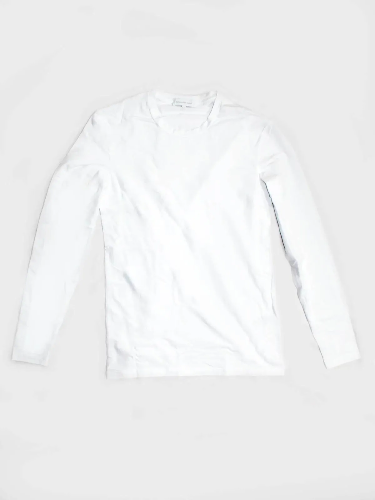 Ermenegildo Zegna Long Sleeve T-Shirt White XL Undershirt FINAL SALE