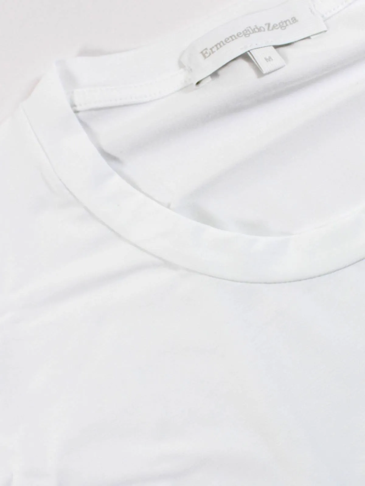 Ermenegildo Zegna Long Sleeve T-Shirt White XL Undershirt FINAL SALE