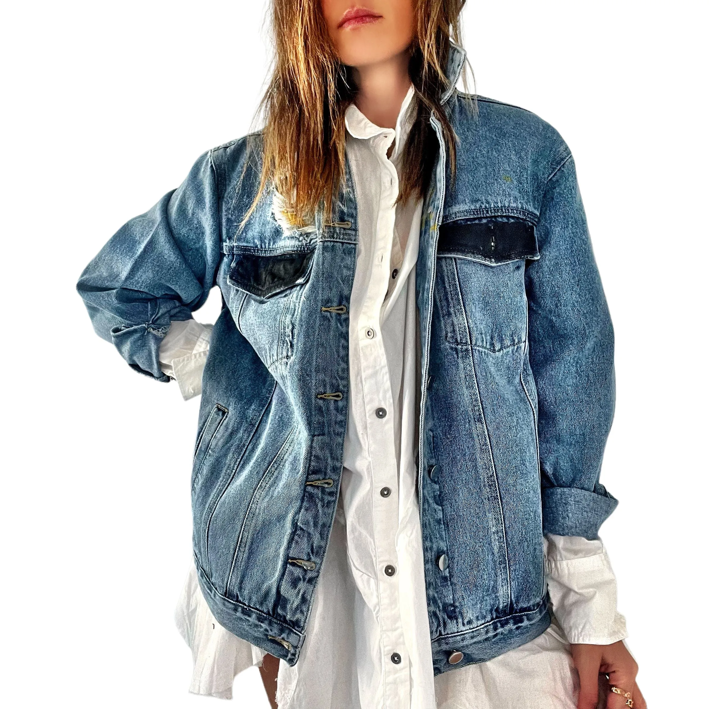 'Fashion Is Art' Denim Jacket