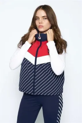 FILA REBECCA GILET ZIP-UP HALF JACKET