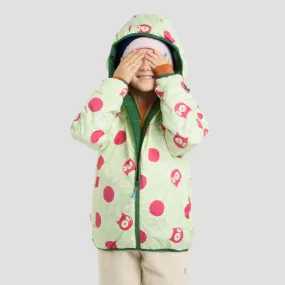 Glow reversible PrimaLoft jacket "Legna polka"