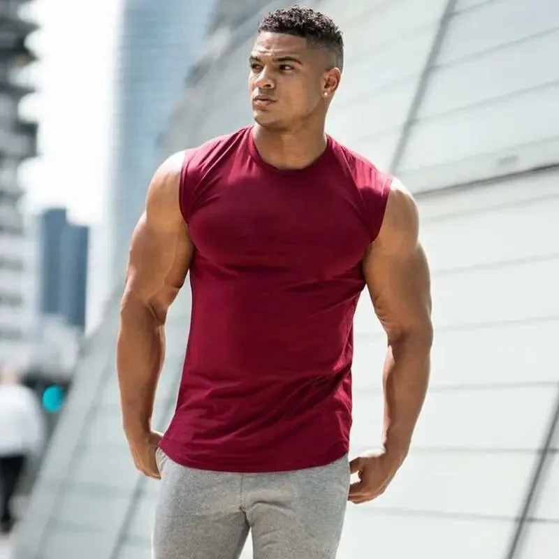 Gym Vest for Men - Comfortable Exercise Clothing with Stylish Design