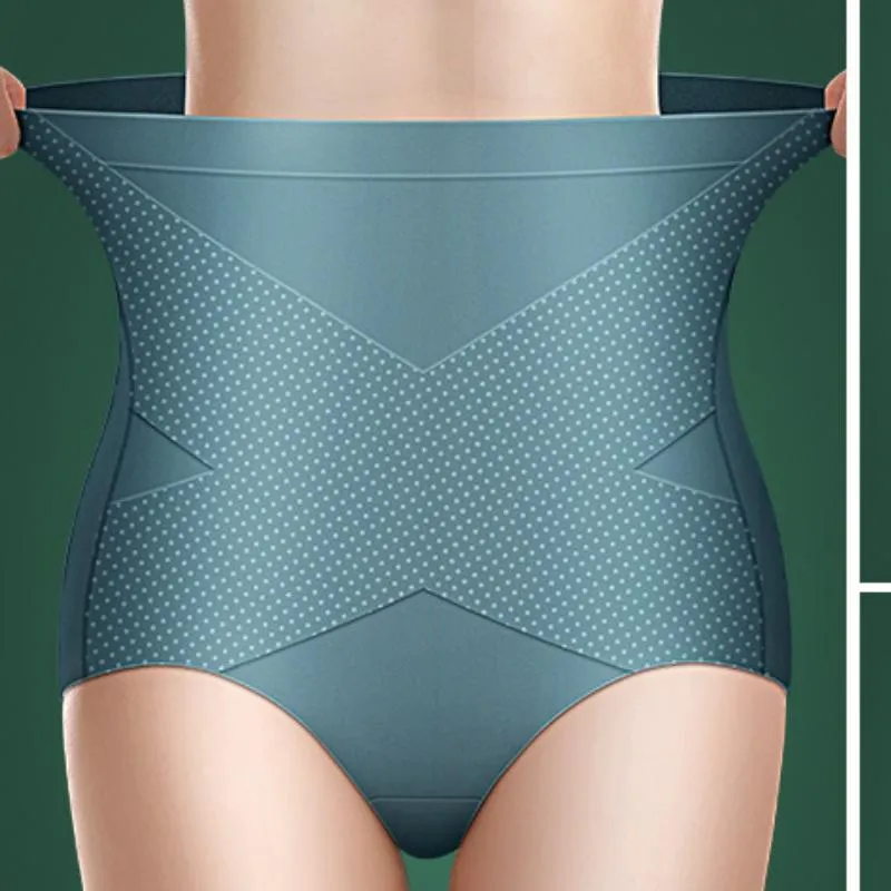 High-waisted abdominal power shaping panties