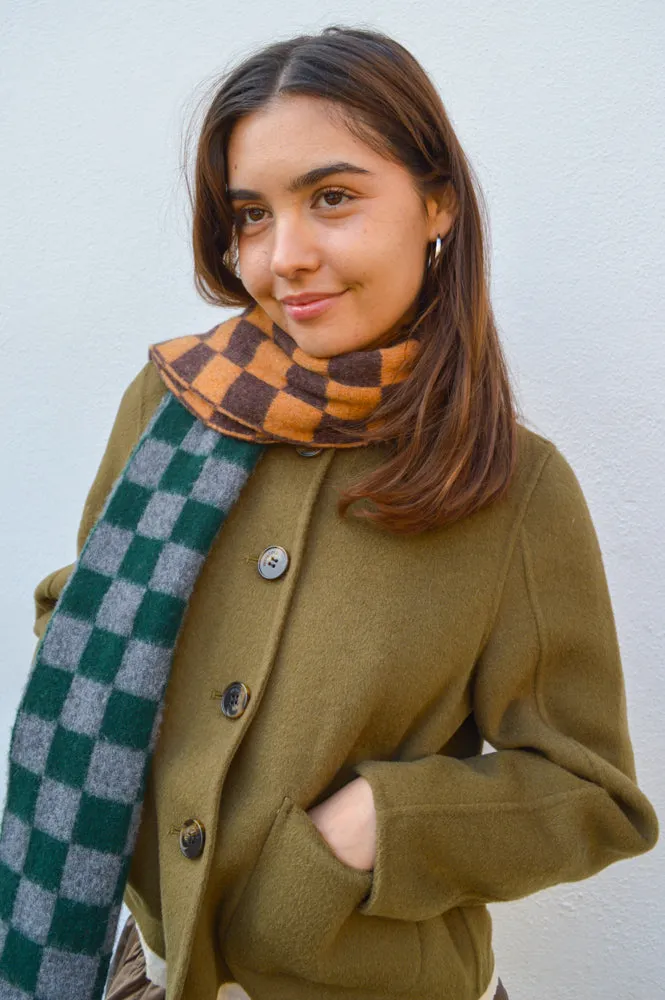 Indi & Cold Abrigo Olive Green Jacket