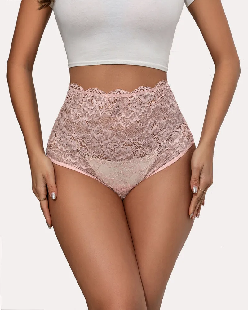 Invisible Seamless Hipster Lace Full Coverage Panties