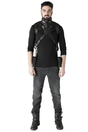 Isoptic Men's Leather Vest