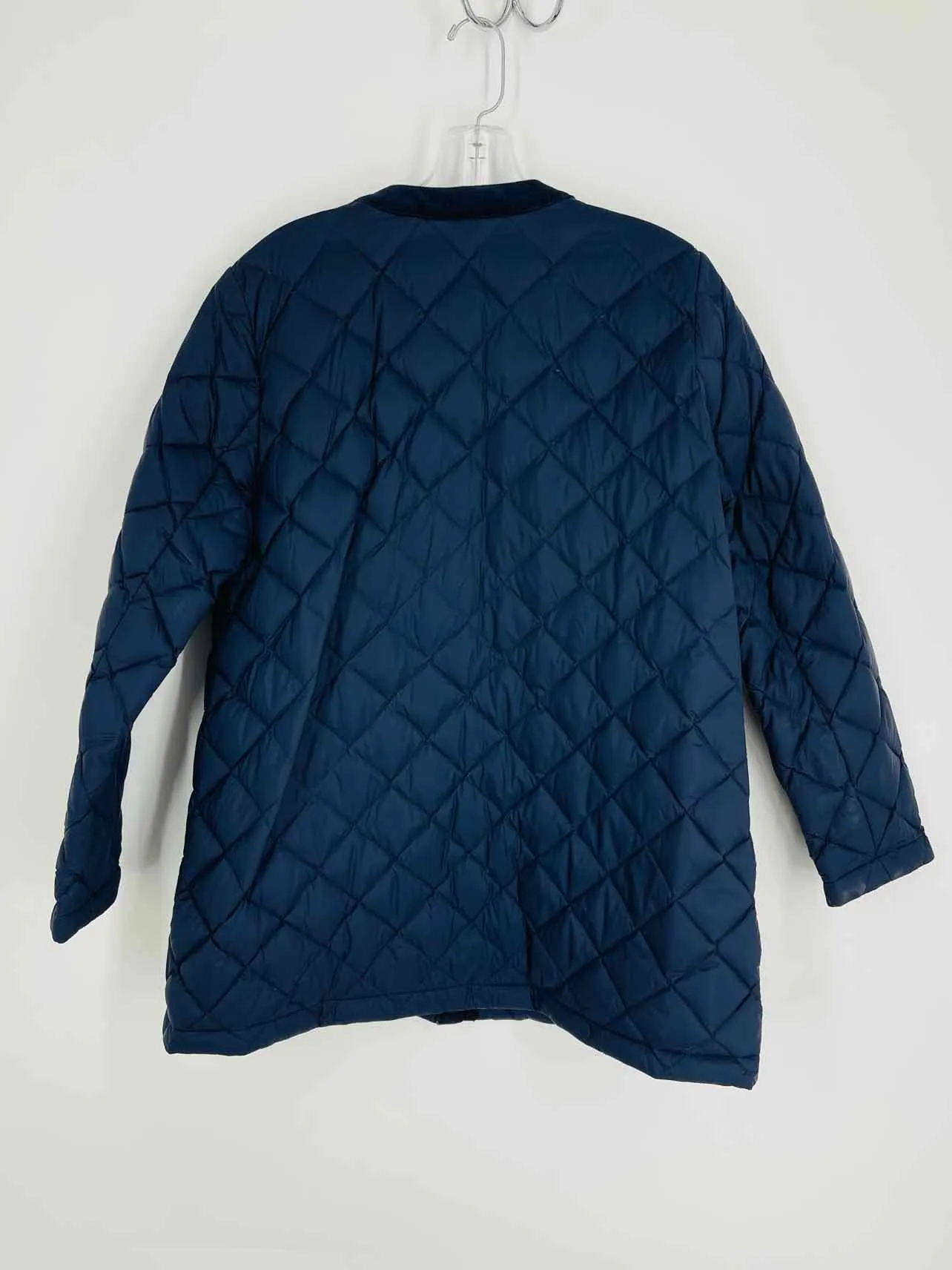 J.Jill Size S Navy Down Quilted Jackets Jacket