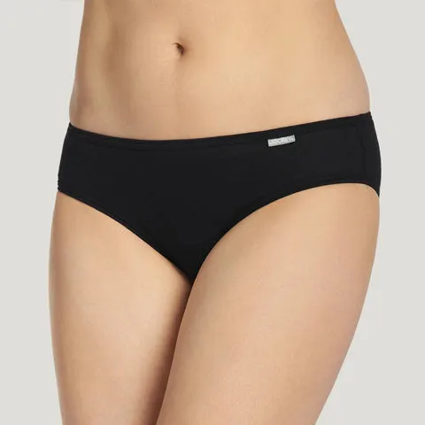 Jockey Elance Cotton Comfort Bikini Black