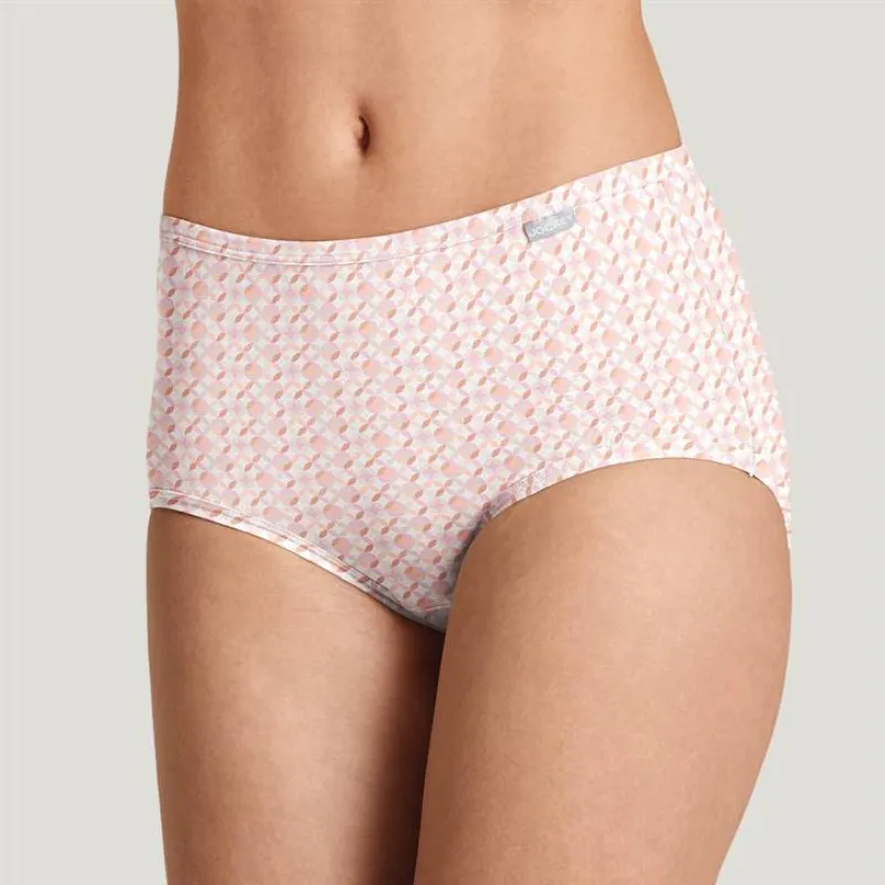 Jockey Supersoft Brief 3 Pack Pastel Pinwheel / Sand / Frosty Pink