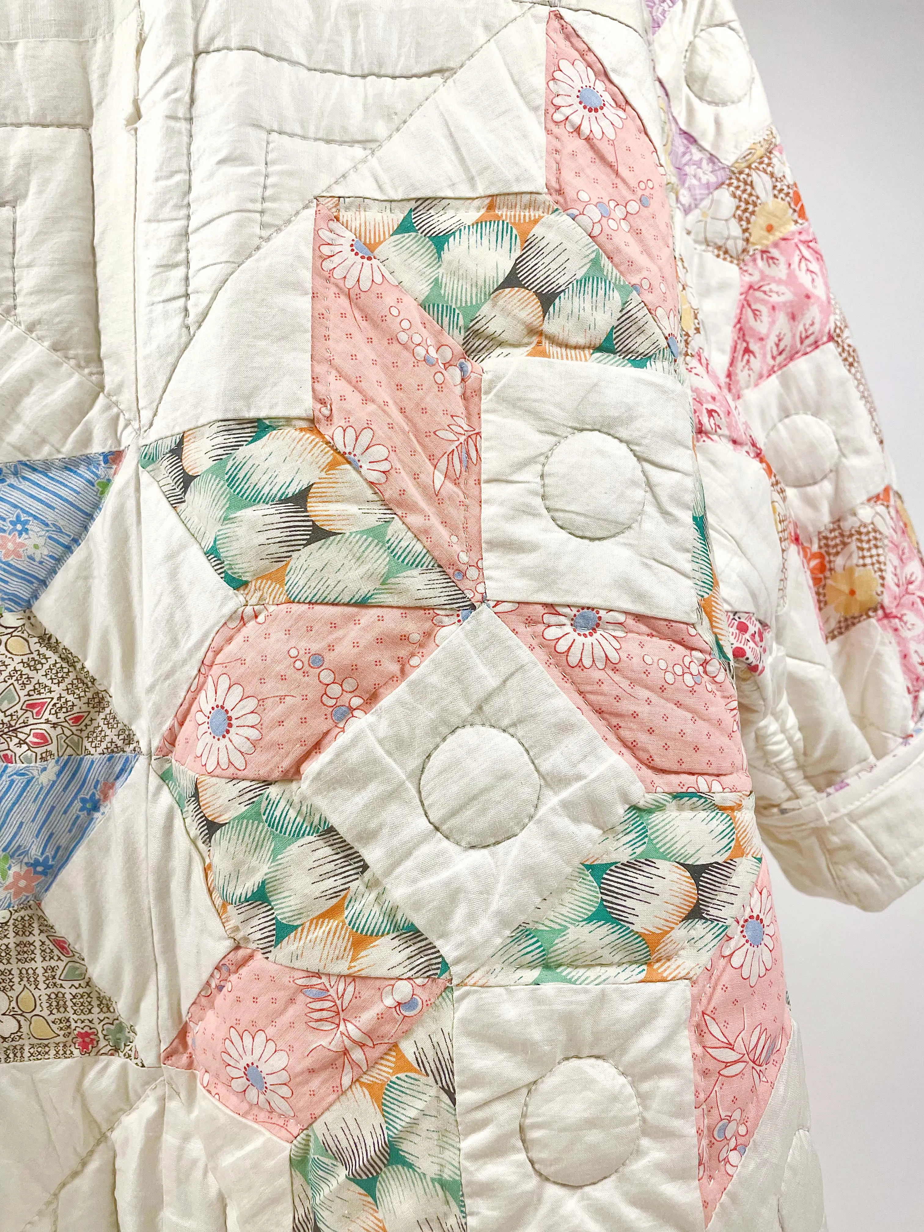 Kaleidoscope Quilted Duster Jacket