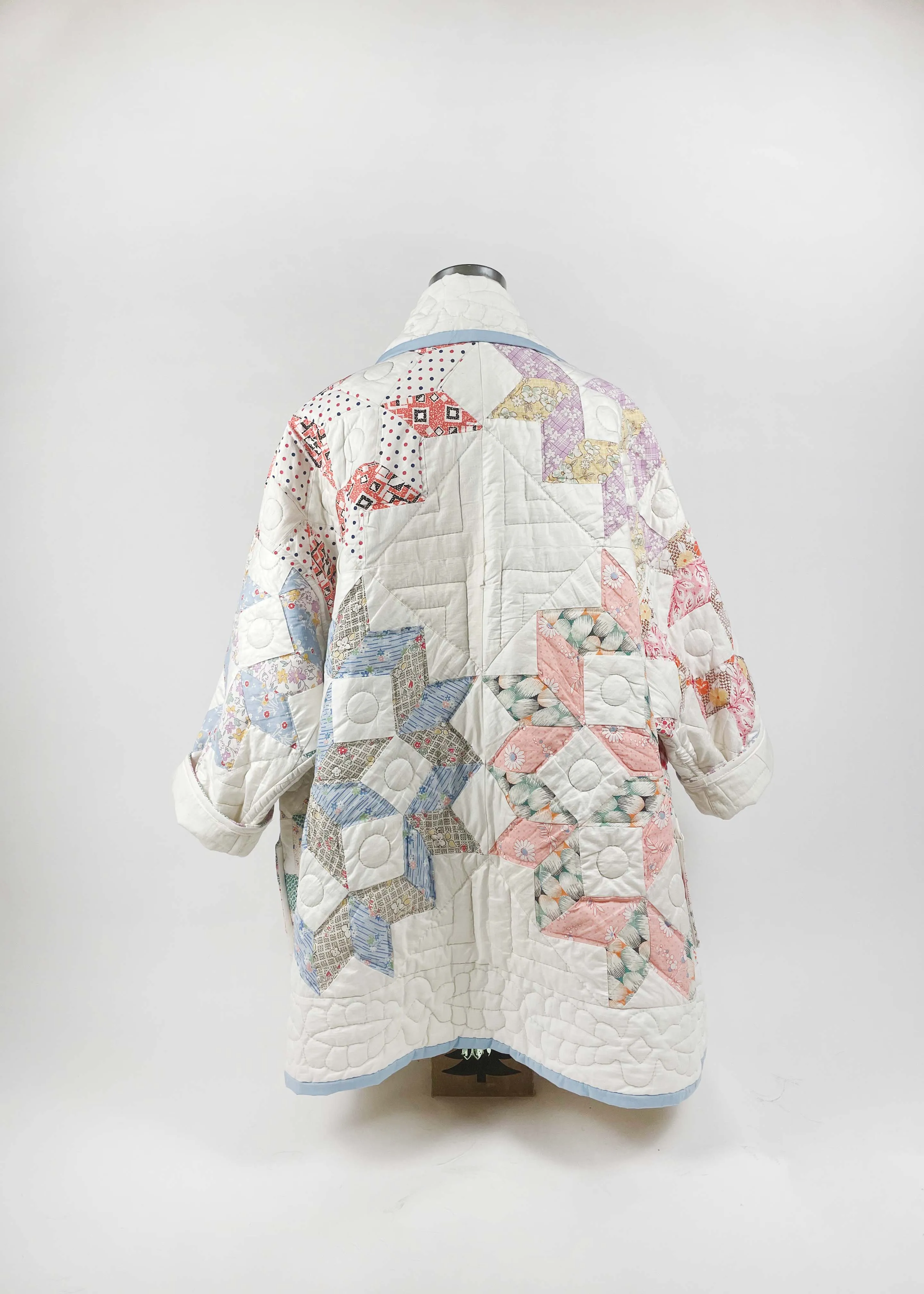 Kaleidoscope Quilted Duster Jacket