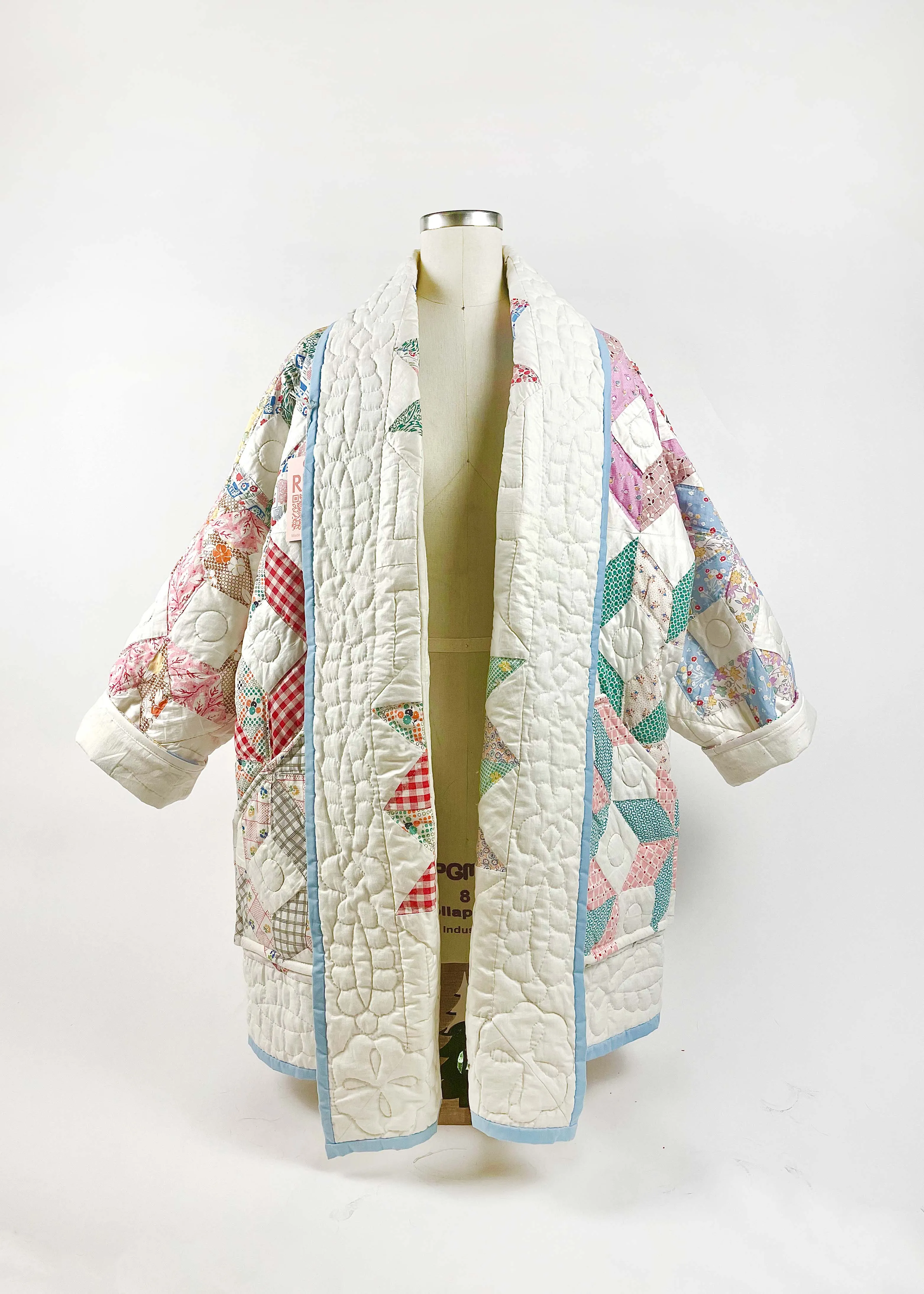 Kaleidoscope Quilted Duster Jacket