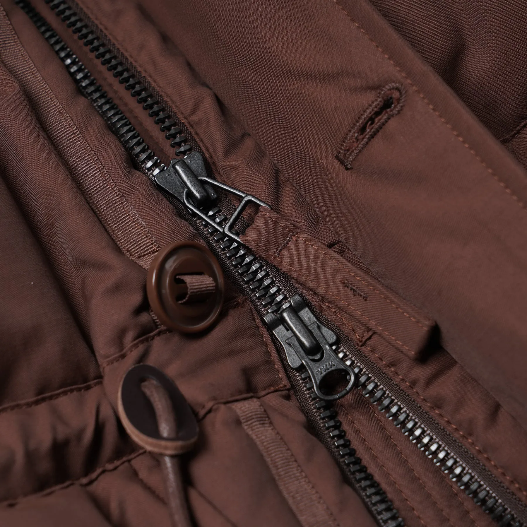 KARAKORAM DOWN PARKA JACKET - BROWN